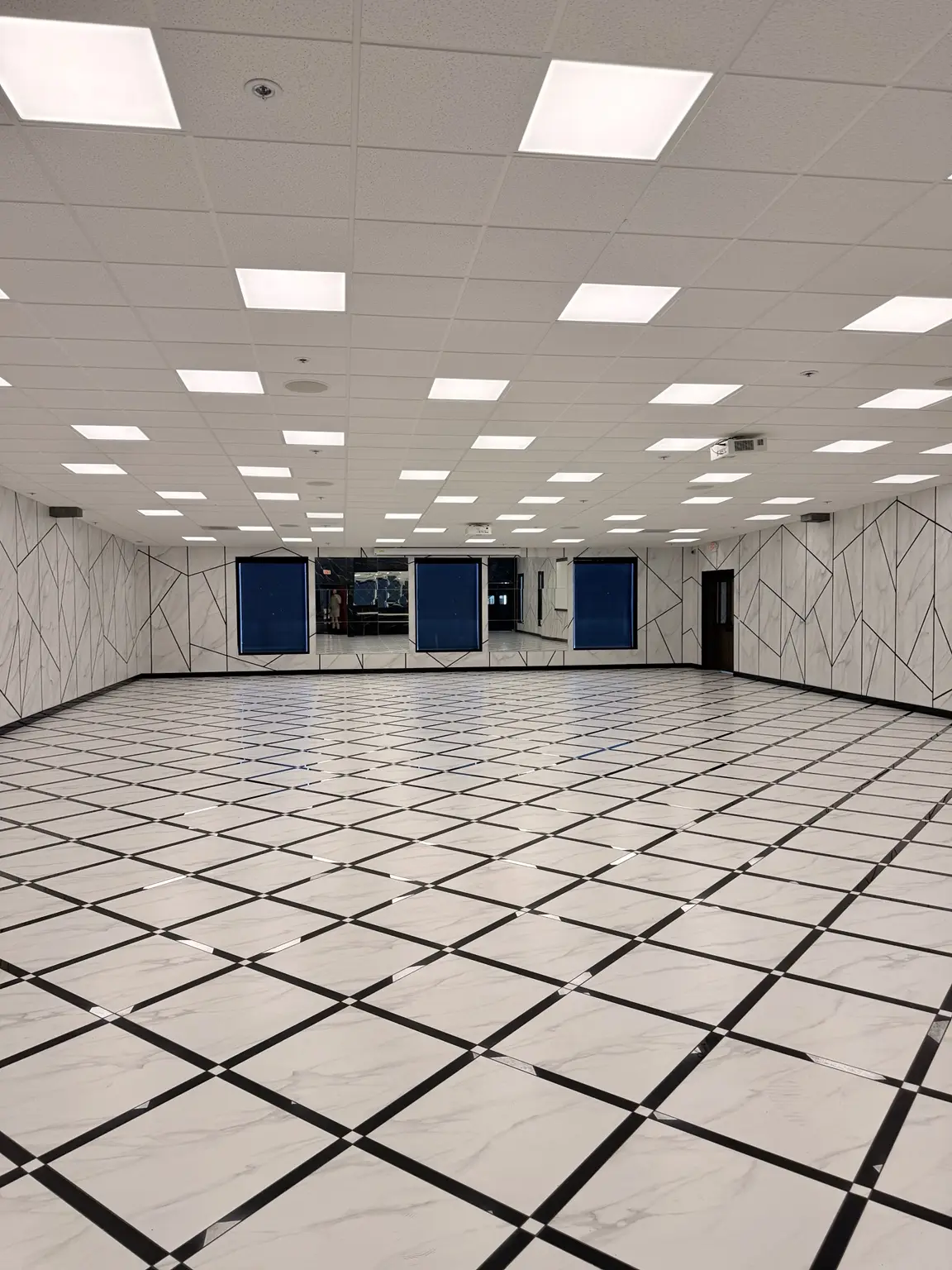 The empty main hall of The Marble Room